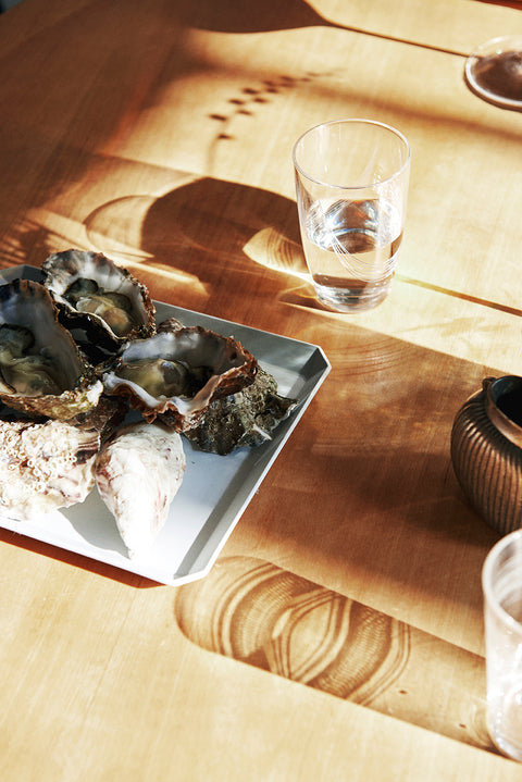 1616/arita Japan | TY Square Plate 200 Grey
