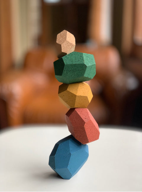 tumi-isi (31 blocks) - Recycled Cork Set