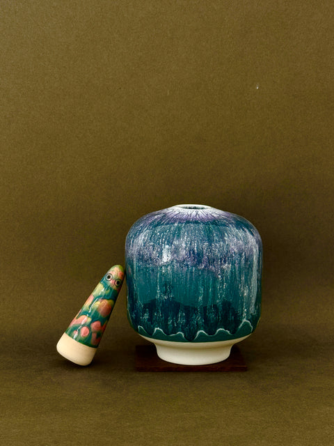 Large Ume Vase | Deep Water