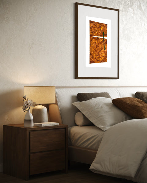 ORIGINAL Hand Painted Watercolour Artwork #901 - Lighter in Amber