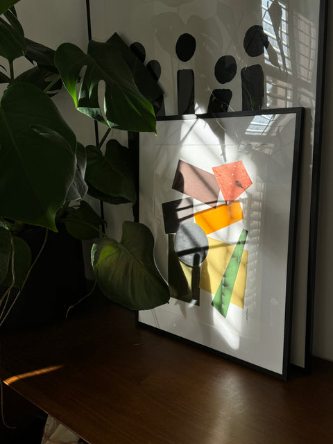 ORIGINAL Hand Painted Acrylic Artwork - Abstract Blocks #301