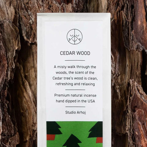 Studio Arhoj Incense | Cedar Wood