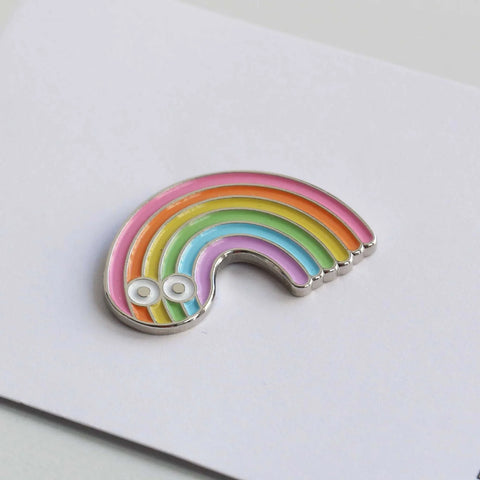 Studio Arhoj Metal Pin | Flying Rainbow
