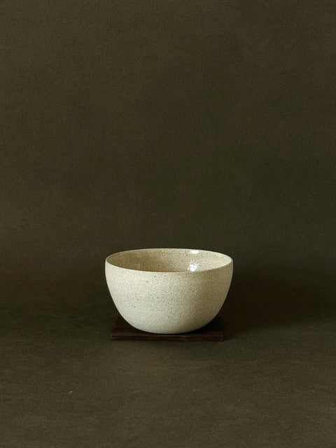 Wilson & Emho Ceramics | Granite light grey round bowl #1