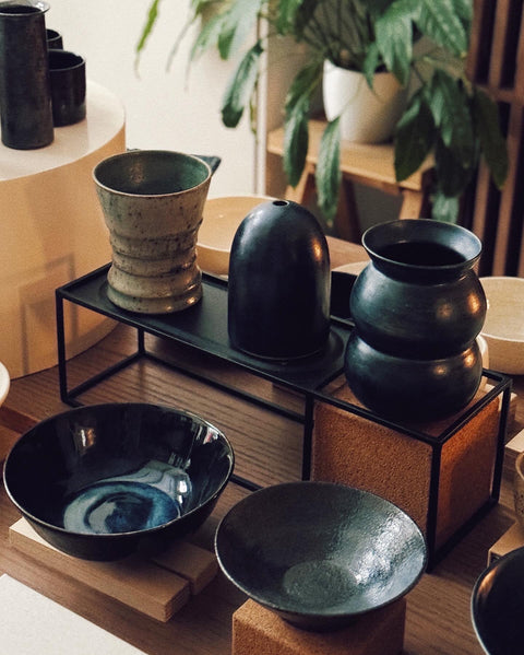 Wilson Ceramics | Gradient blue glazed dish