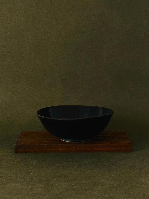 Wilson Ceramics | High gloss gradient blue glaze bowl
