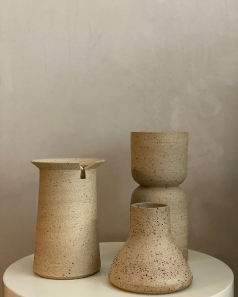 Wilson Ceramics | Lava funnel vase