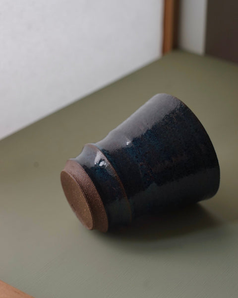Wilson & Emho Ceramics | Gradient blue stepped vase