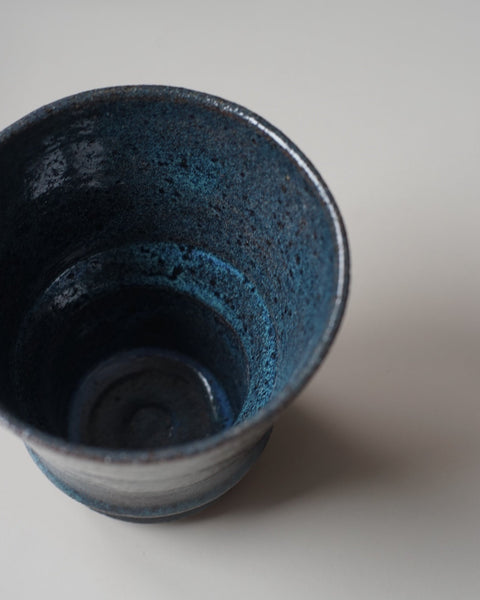 Wilson & Emho Ceramics | Gradient blue stepped vase