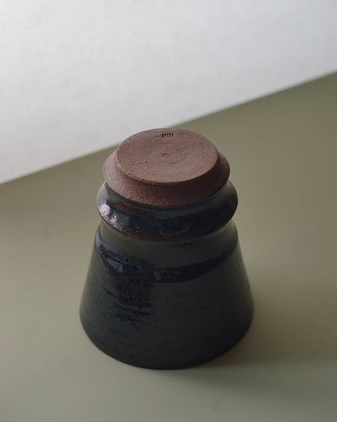 Wilson & Emho Ceramics | Gradient blue stepped vase