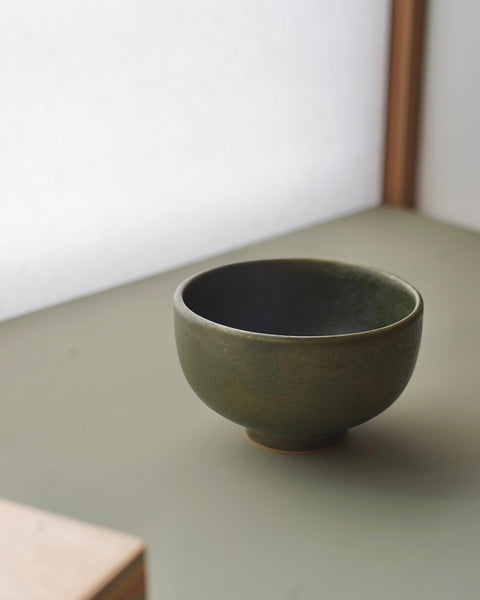Wilson & Emho Ceramics | Forest green glazed bowl #2