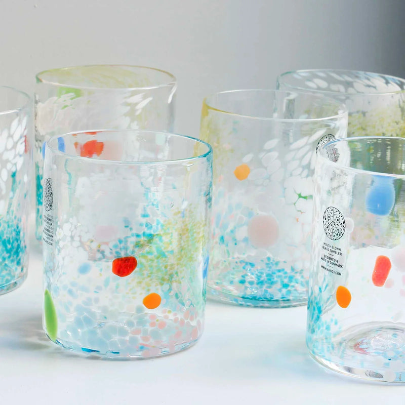 Wine glasses for a party.