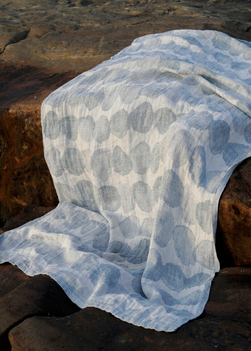 IORI Japanese Linen Scarf | Green