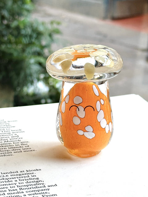 Studio Arhoj Crystal Blob | Orange Shroom