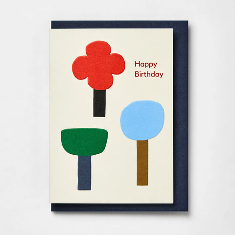 Foiled & Embossed Mushroom Happy Birthday Card
