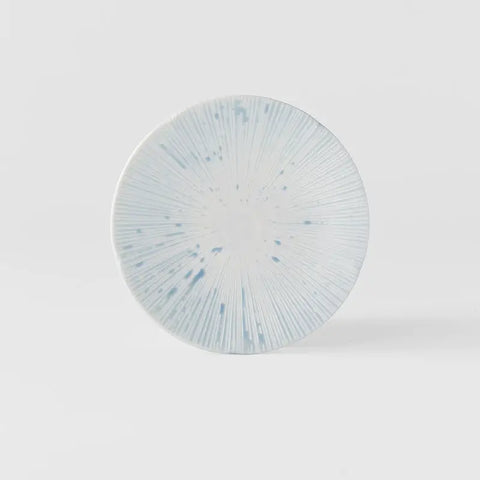 Ice Drift Blue Tapas Plate