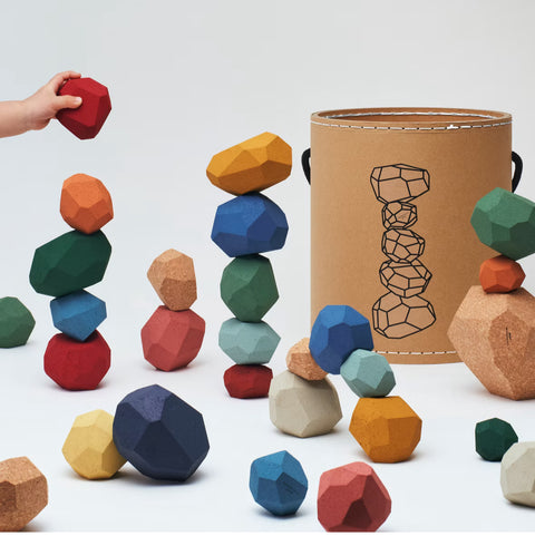tumi-isi (31 blocks) - Recycled Cork Set