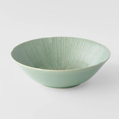 Ice Drift Green Bowl 21cm
