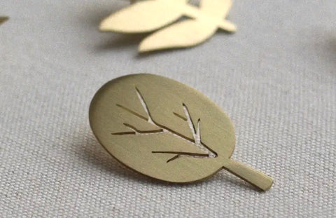 Brass Brooch | The Steadfast (Tree)