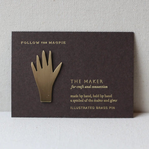 Brass Brooch | The Maker Hand