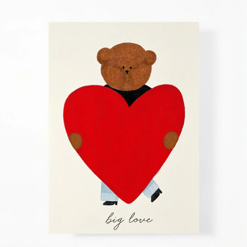 The Bear Days | Big Love Bear Greeting Card