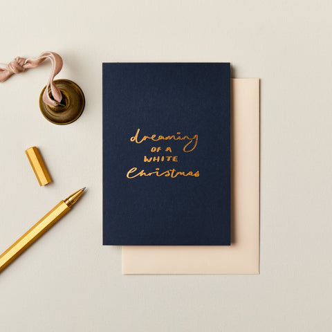 Dreaming Christmas Card | Modern Christmas Card