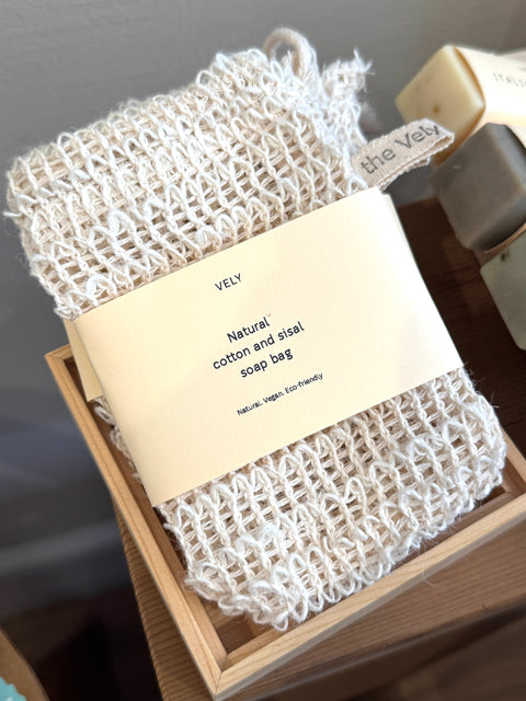 Natural Sisal Soap Bag