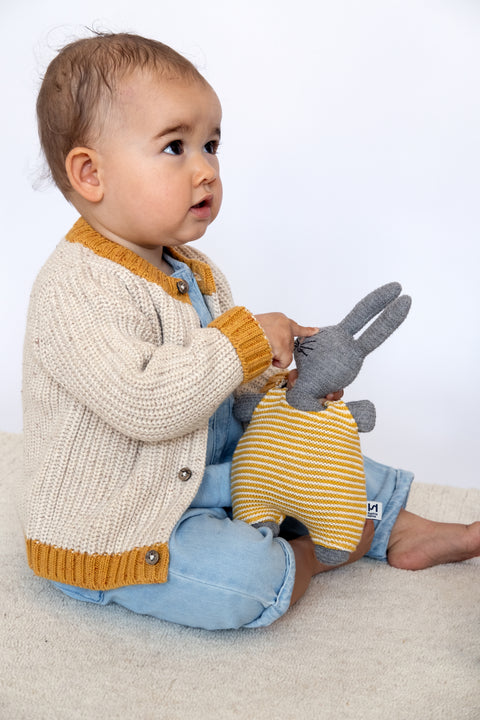 Sophie Home | Yellow Rabbit Soft Bean Toy