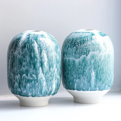 Studio Arhoj Hana Vase | Plum - Andromeda Green (Large)