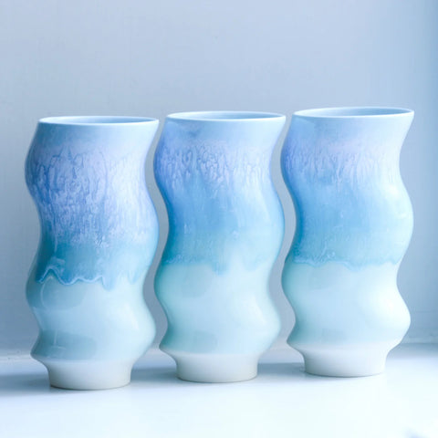 Studio Arhoj Hana Vase | Wave - Pacifica (Large)