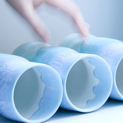 Studio Arhoj Hana Vase | Wave - Pacifica (Large)
