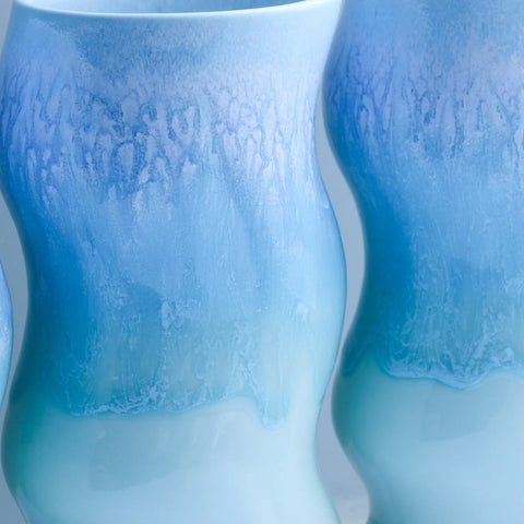 Studio Arhoj Hana Vase | Wave - Pacifica (Large)