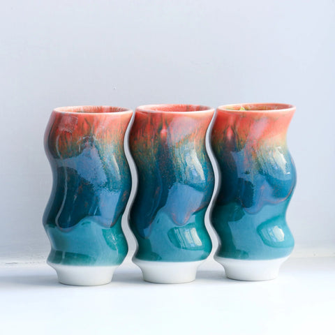 Studio Arhoj Hana Vase | Wave Tropical (Large)