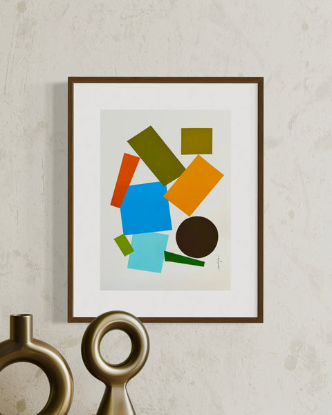 ORIGINAL Hand Painted Acrylic Artwork - Abstract Blocks #302