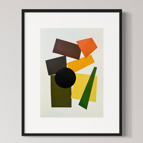 ORIGINAL Hand Painted Acrylic Artwork - Abstract Blocks #301