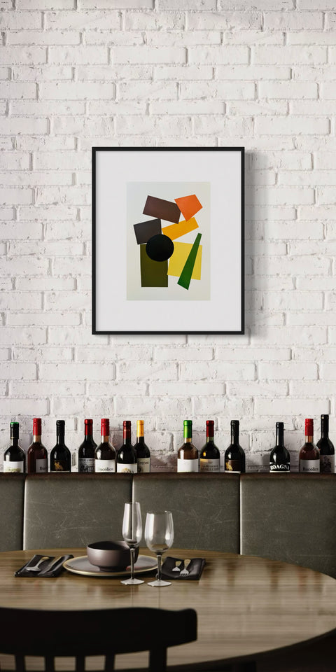ORIGINAL Hand Painted Acrylic Artwork - Abstract Blocks #301