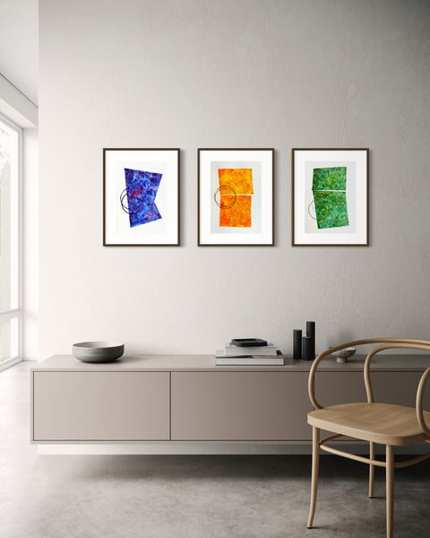 ORIGINAL Hand Painted Watercolour Artwork #802 - Timeless in Violet
