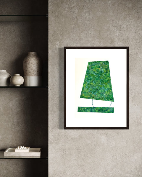 ORIGINAL Hand Painted Watercolour Artwork #808 - A Gap in a Hat