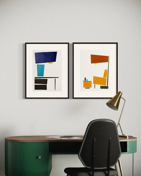 ORIGINAL Hand Painted Acrylic Artwork - Furniture collection #204 - Royal Glow