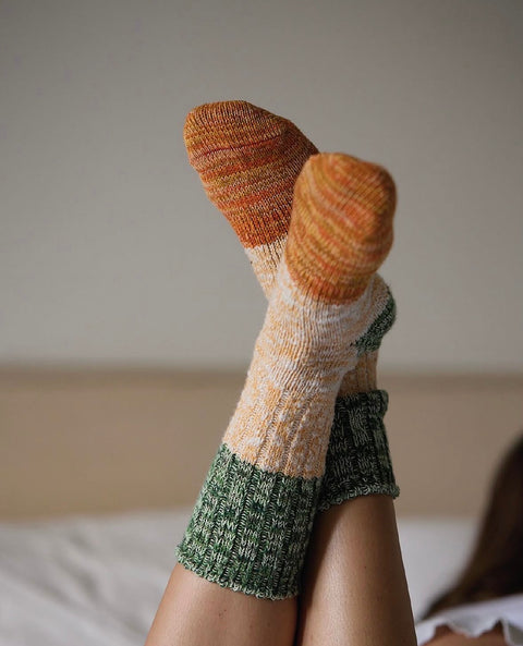Thunders Love | Charlie Cotton Socks (Orange)