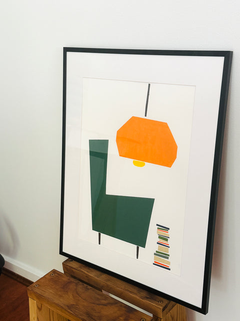 ORIGINAL Hand Painted Acrylic Artwork - Furniture collection #208 - The Reading Nook