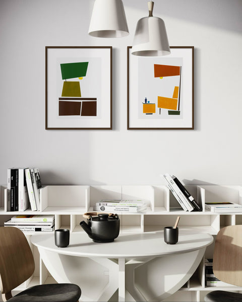 ORIGINAL Hand Painted Acrylic Artwork - Furniture collection #205 - Vintage Glance