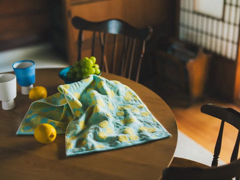 IORI MIMOSA | Bath Towel (Green Yellow)