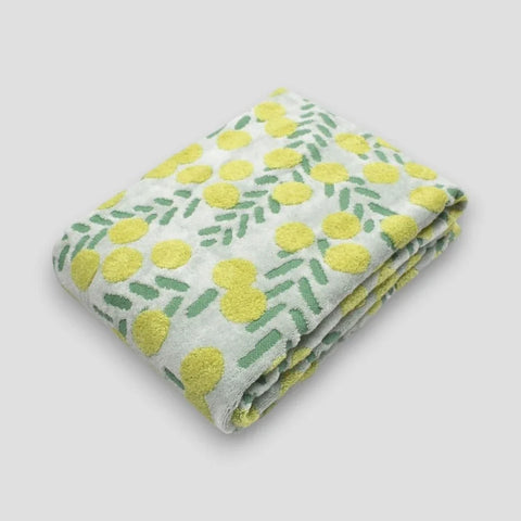 IORI MIMOSA | Bath Towel (Green Yellow)