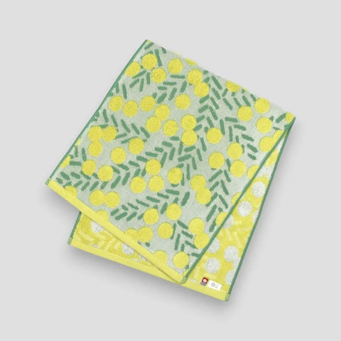 IORI MIMOSA | Hand & FaceTowel (Green Yellow)