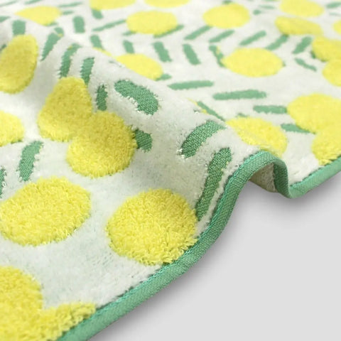 IORI MIMOSA | Hand & FaceTowel (Green Yellow)