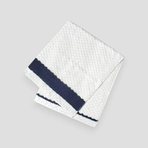 IORI N/W Series | Face & Hand Towel (White Blue)