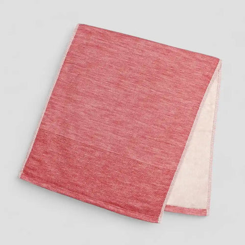IORI UMI Gauze-Pile | Hand & Face Towel (Red)