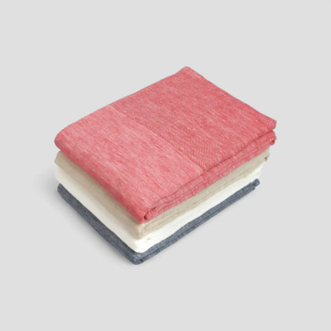 IORI UMI Gauze-Pile | Hand & Face Towel (Navy)