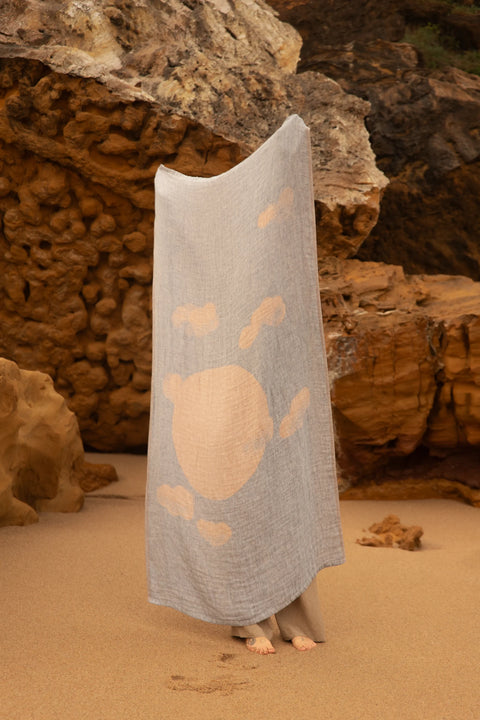 Lapuan Kankurit | HIETSU large bath towel (Cinnamon Gold) - XL